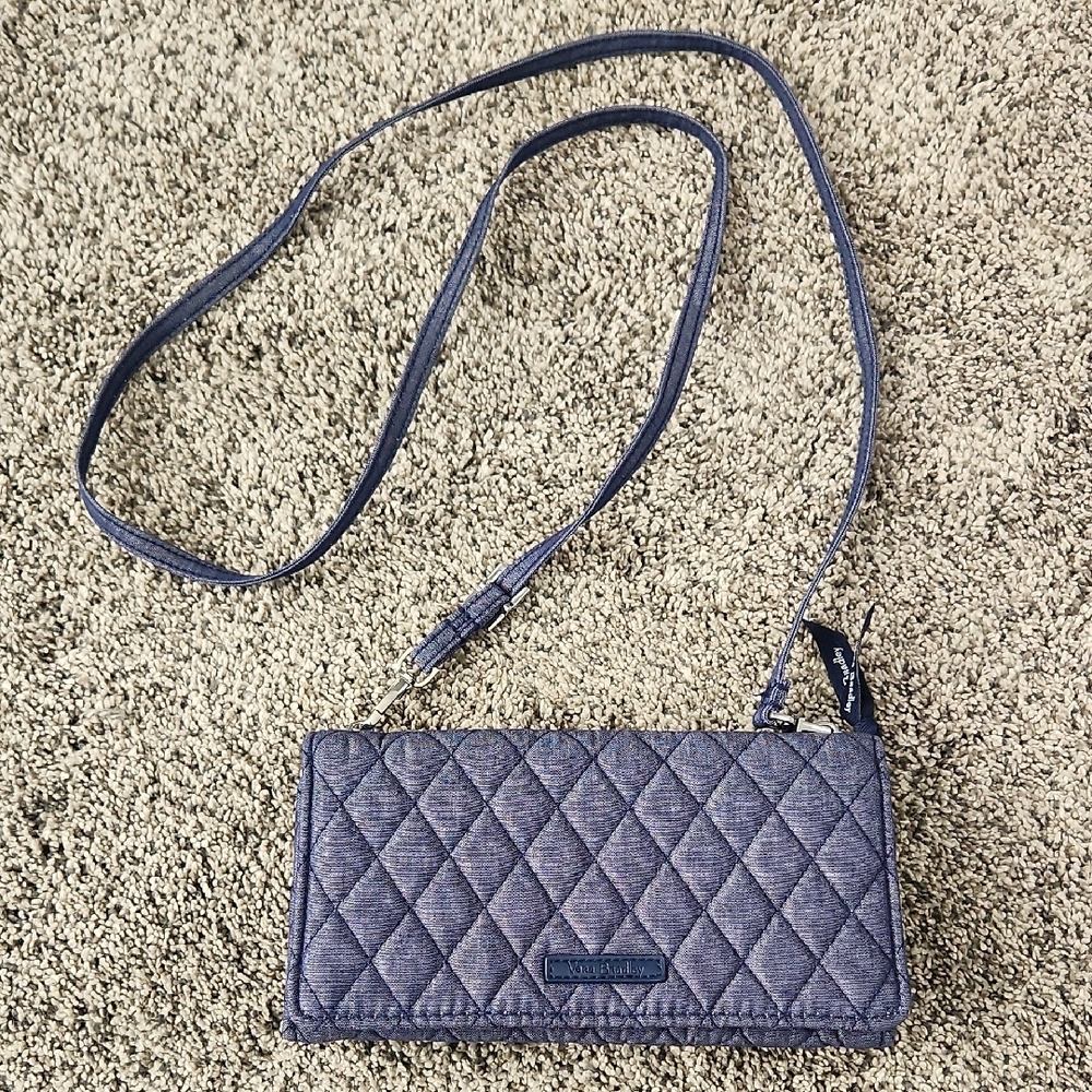 Vera Bradley Blue Quilted Purse/Wallet